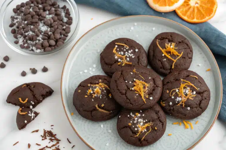 What Makes This Salted Dark Chocolate Orange Cookies So Good