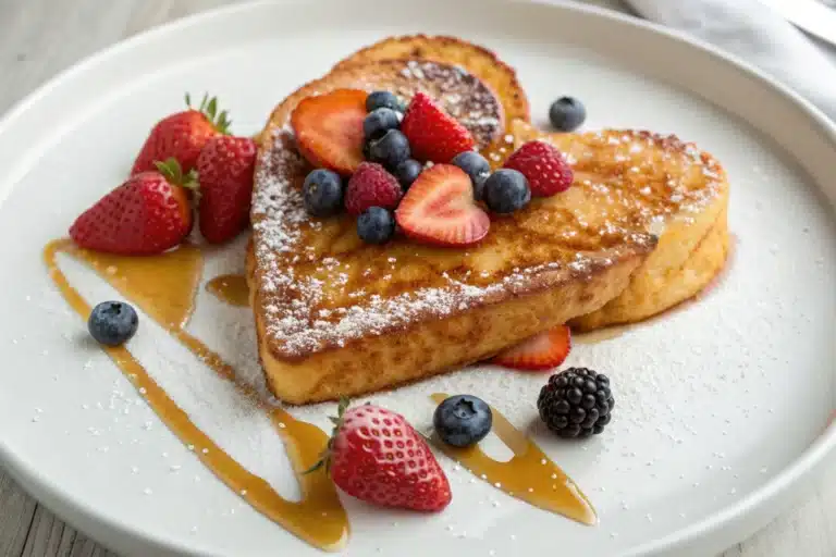 Heart-Shaped French Toast